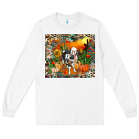 White Fall baby cow Long Sleeve Tee - RanaPortraitStore