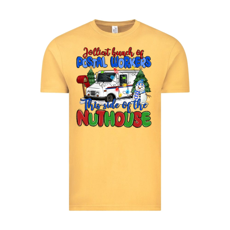 Jolliest Bunch Of Postal Workers This Side Of The Vintage Tee by MaliasSmallBusiness | Teevron