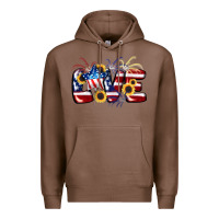 Chestnut Love 4th of july Premium Hoodie - CowGirlArtShop