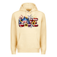 Pina Colada Love 4th of july Premium Hoodie - CowGirlArtShop
