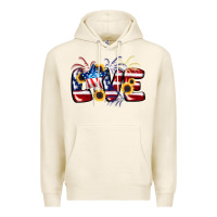 Tofu Love 4th of july Premium Hoodie - CowGirlArtShop