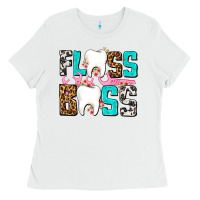 White floss boss Ladies Tee - AdoDesignShop