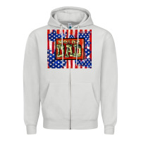 Dove Grey world best dad Zipper Hoodie - TumblerDesignByShophia