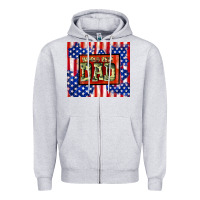Heather Grey world best dad Zipper Hoodie - TumblerDesignByShophia