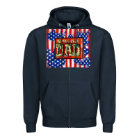 Navy world best dad Zipper Hoodie - TumblerDesignByShophia