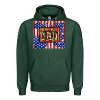 Sports Green world best dad Zipper Hoodie - TumblerDesignByShophia