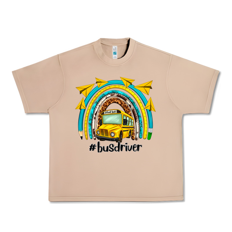 Bus Driver Rainbow Urban Heavy Tee by NancyCooperArtShop | Teevron