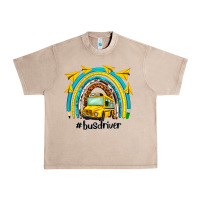 French Oak bus driver rainbow Urban Heavy Tee - NancyCooperArtShop