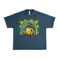 Midnight Navy bus driver rainbow Urban Heavy Tee - NancyCooperArtShop