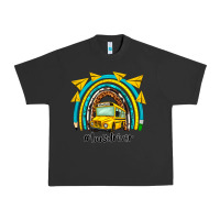 Pigment Black bus driver rainbow Urban Heavy Tee - NancyCooperArtShop