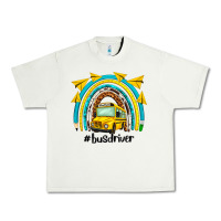 Pistachio bus driver rainbow Urban Heavy Tee - NancyCooperArtShop