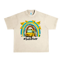 Sandshell bus driver rainbow Urban Heavy Tee - NancyCooperArtShop