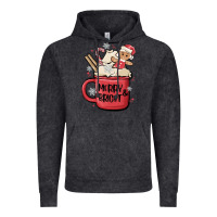 Vintage Black merry and bright Vintage Hoodie - MaliasSmallBusiness