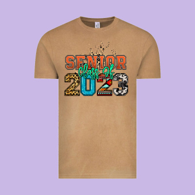 Senior Class Of 2023 Vintage Tee Designed By Nancycooperartshop