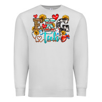 Dove Grey ekg tech Premium Sweatshirt - OliviaCreatesArt