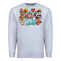 Heather Grey ekg tech Premium Sweatshirt - OliviaCreatesArt
