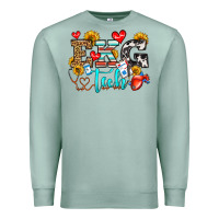 Seafoam ekg tech Premium Sweatshirt - OliviaCreatesArt