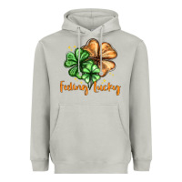 Moon Dust Feeling lucky with clover Heavyweight Hoodie - HowdyJamesFarm