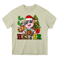 Mossy ho ho heifer little cute christmas cow Heavy Core Tee - AdoDesignShop