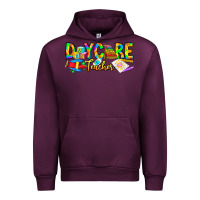 Mauve Wine daycare teacher Urban Hoodie - CowhideDigitalArt