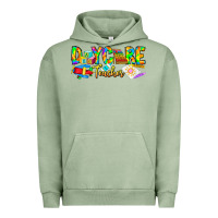 Pigment Oil Green daycare teacher Urban Hoodie - CowhideDigitalArt
