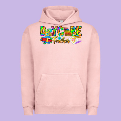 Daycare Teacher Urban Hoodie Designed By Cowhidedigitalart