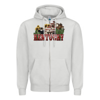 Dove Grey Kentucky 4th of july Zipper Hoodie - HowdyJamesFarm