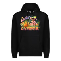 Black Easter Day Camper Premium Hoodie - HowdyJamesFarm