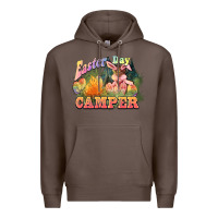 Coffee Easter Day Camper Premium Hoodie - HowdyJamesFarm