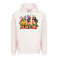 Pale Pink Easter Day Camper Premium Hoodie - HowdyJamesFarm