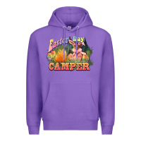Purple Easter Day Camper Premium Hoodie - HowdyJamesFarm