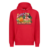 Red Easter Day Camper Premium Hoodie - HowdyJamesFarm