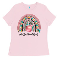 Bubblegum Pink hello headstent Ladies Tee - JahusDesignShop