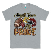 Heather Grey small town big pride maroon yellow Classic Tee - MaliasSmallBusiness