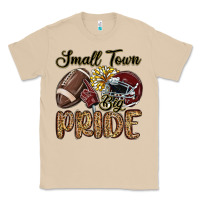 Mushroom small town big pride maroon yellow Classic Tee - MaliasSmallBusiness