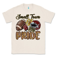 Natural small town big pride maroon yellow Classic Tee - MaliasSmallBusiness