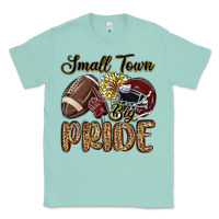 Seafoam small town big pride maroon yellow Classic Tee - MaliasSmallBusiness