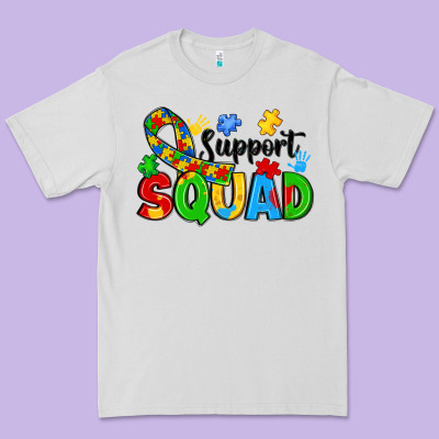 Support Squad Premium Tee Designed By Jahusdesignshop