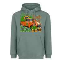 Sage St. Patrick's Loads of luck with gnome Heavyweight Hoodie - HowdyJamesFarm