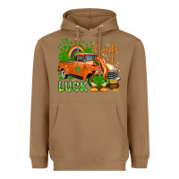 Toasted Coconut St. Patrick's Loads of luck with gnome Heavyweight Hoodie - HowdyJamesFarm