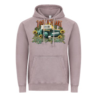 Vintage Zinc i got a heart like a truck western sunflower Vintage Hoodie - NancyCooperArtShop