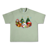 Oil Green christmas Urban Heavy Tee - MaliasSmallBusiness