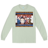 Matcha 4th of July Western Star Spangled Baby Cow Long Sleeve Tee - LillyAllenDesigns