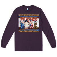 Plum 4th of July Western Star Spangled Baby Cow Long Sleeve Tee - LillyAllenDesigns