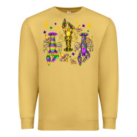 Antique Gold mardi gras craw fish olivia Premium Sweatshirt - OliviaCreatesArt