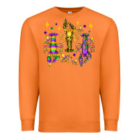 Carrot mardi gras craw fish olivia Premium Sweatshirt - OliviaCreatesArt