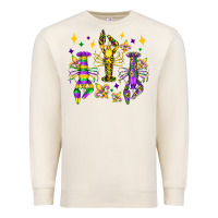 Sandshell mardi gras craw fish olivia Premium Sweatshirt - OliviaCreatesArt