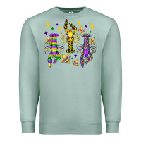 Seafoam mardi gras craw fish olivia Premium Sweatshirt - OliviaCreatesArt