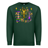 Sports Green mardi gras craw fish olivia Premium Sweatshirt - OliviaCreatesArt
