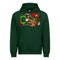 Forest Green christmas cetified surgical technologist Urban Hoodie - LillyAllenDesigns